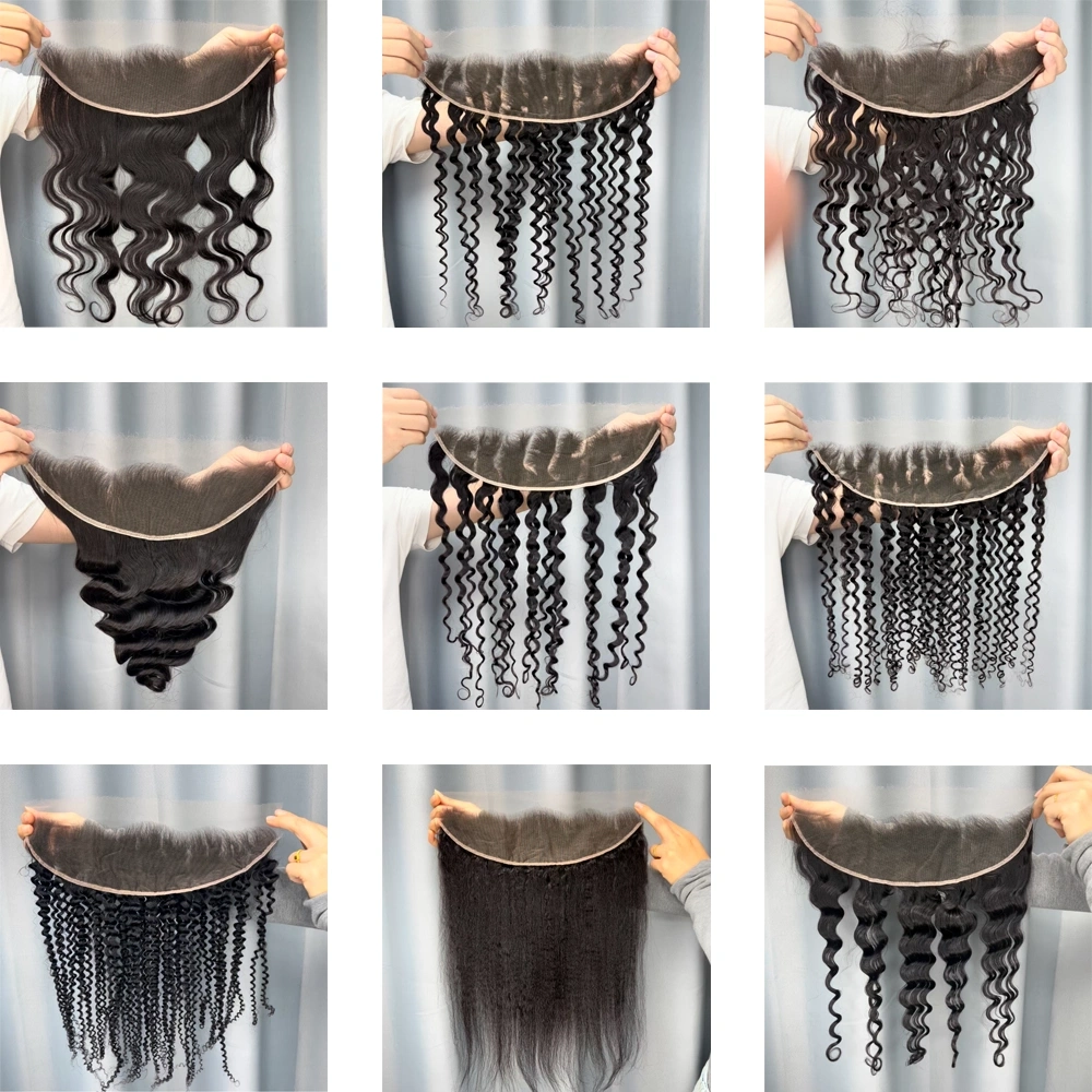 1 Piece Virgin Hair 13x4 Lace Closure All Textures ST/ BW/ DW/ WW/ LW/ IC/ DC/ KC/ KKS/ LDW