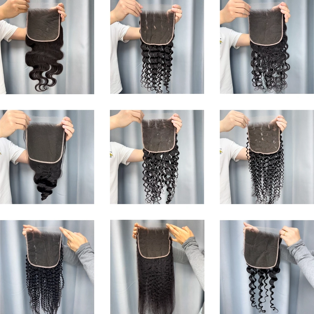 1 Piece Virgin Hair 7x7 Lace Closure All Textures ST/ BW/ DW/ WW/ LW/ IC/ DC/ KC/ KKS/ LDW