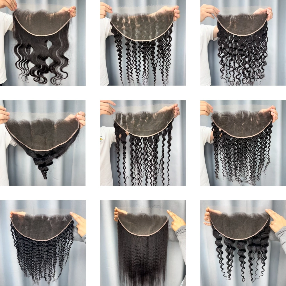 1 Piece Virgin Hair 13x6 Lace Closure All Textures ST/ BW/ DW/ WW/ LW/ IC/ DC/ KC/ KKS/ LDW