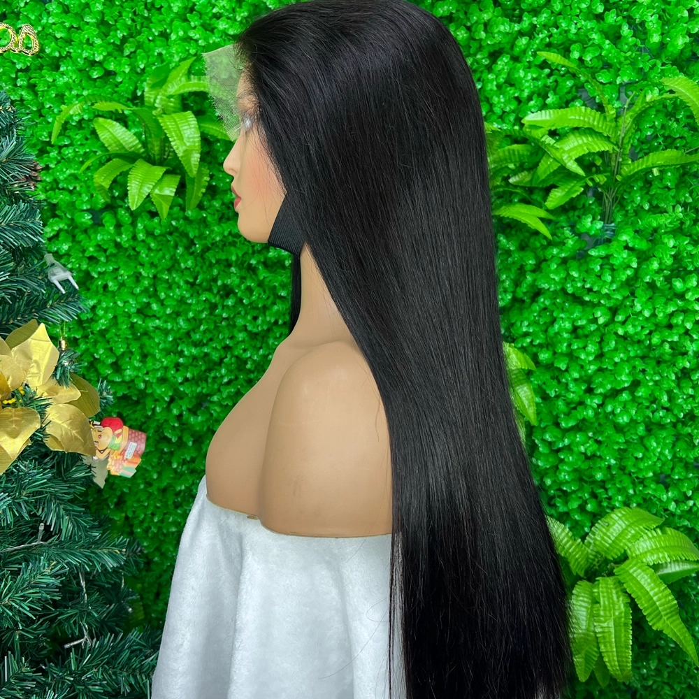 1 Piece Custom Virgin Hair 7x7 Lace Closure Wig Straight