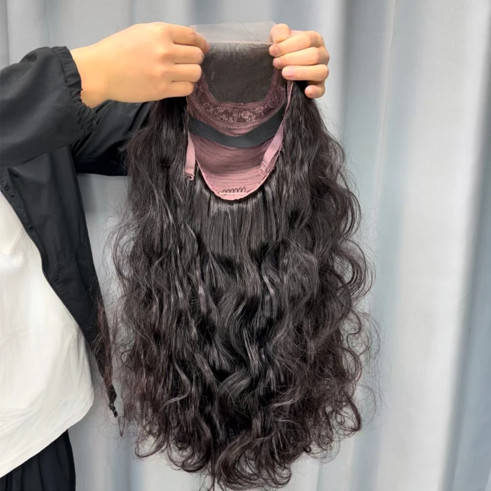 1 Piece Custom Virgin Hair 4x4 Lace Closure Wig Body Wave