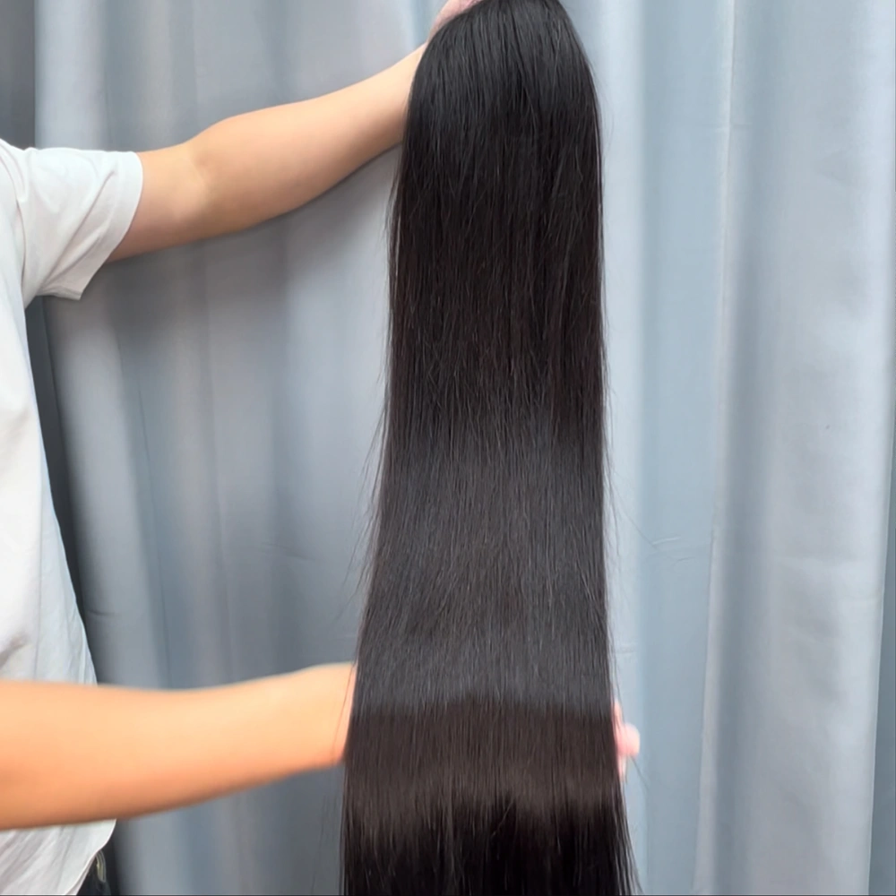 1 Piece Custom Raw Hair 4x4 Lace Closure Wig Straight