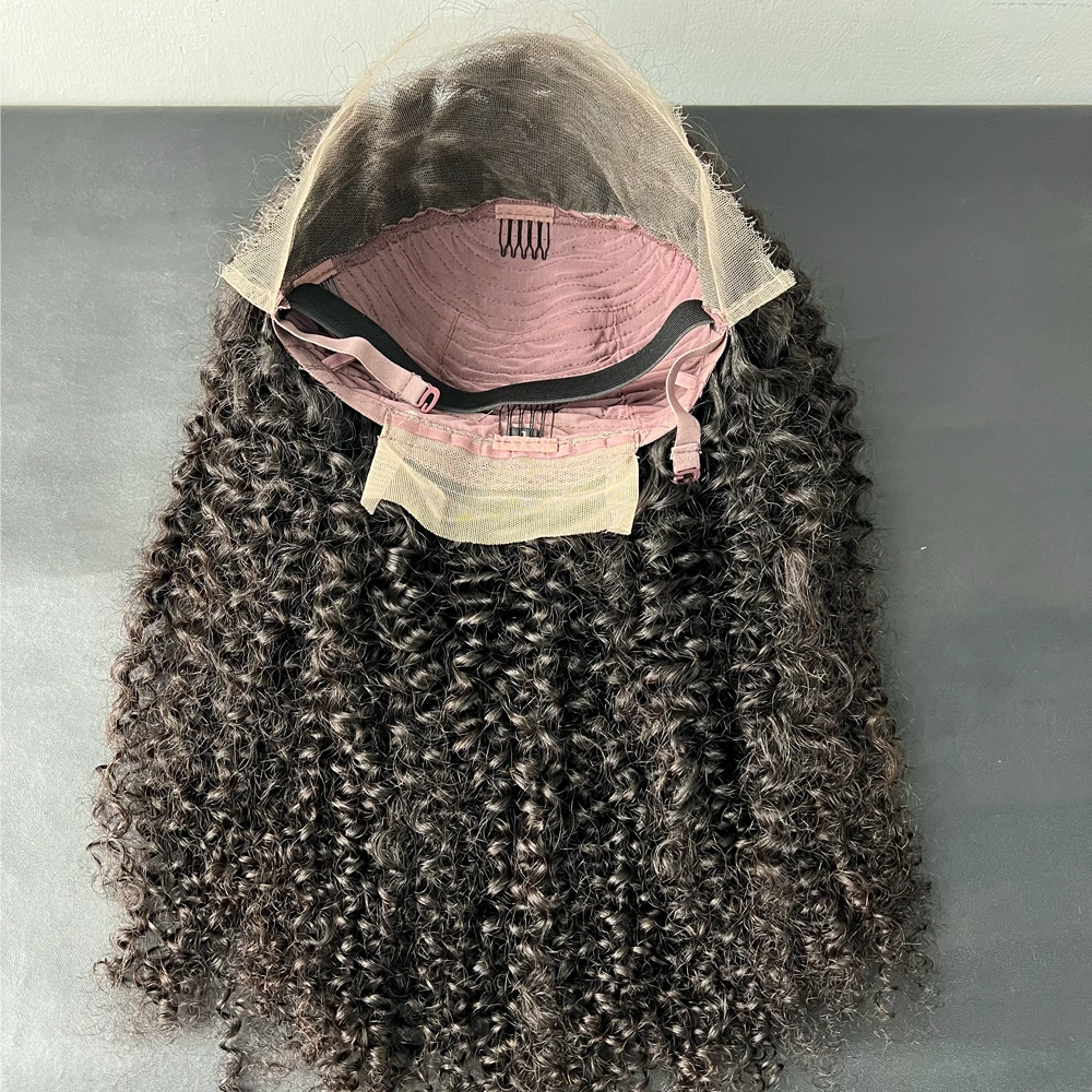 1 Piece Custom Virgin Hair 13x4 Lace Frontal Wig Deep Curly