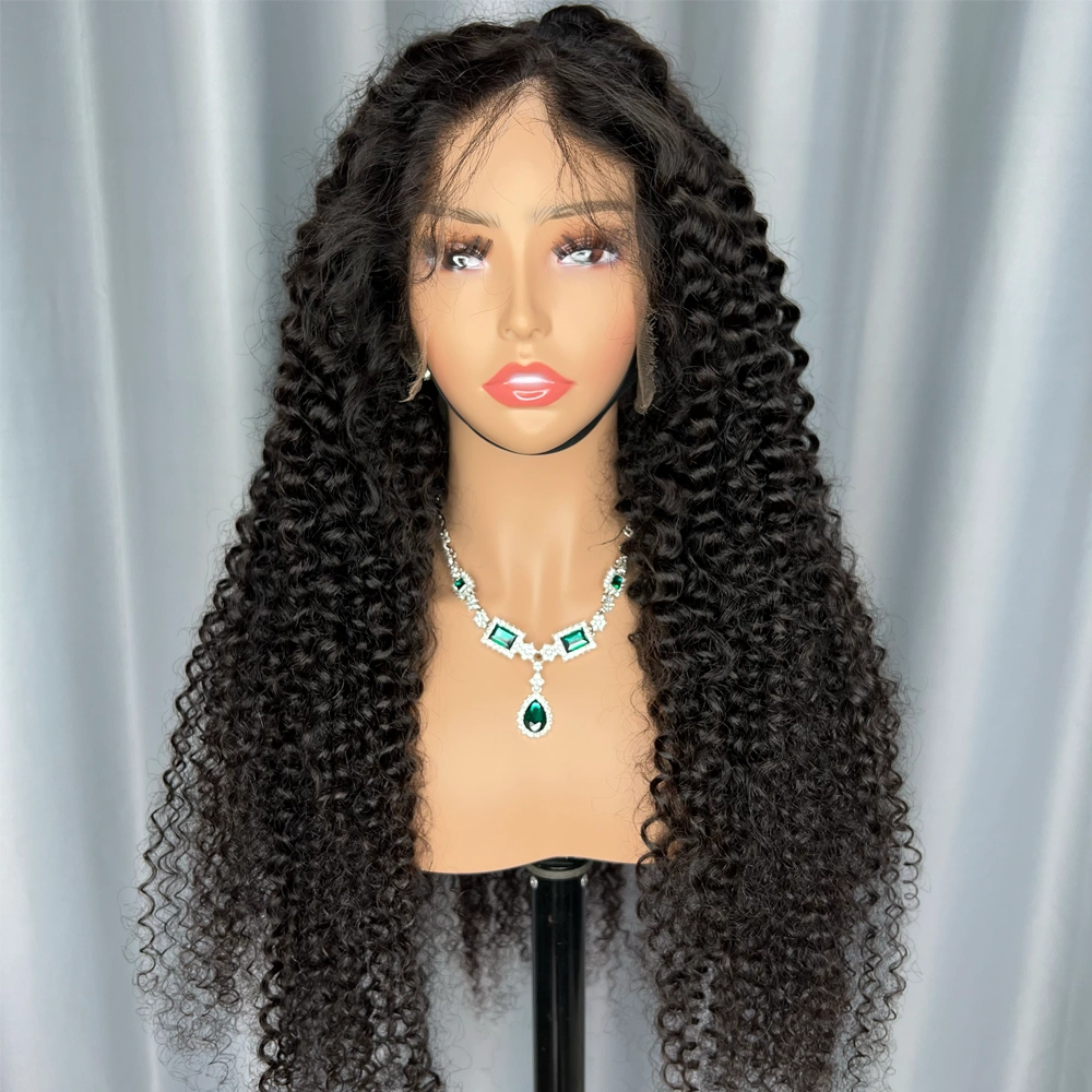 1 Piece Custom Virgin Hair 13x6 Lace Frontal Wig Deep Curly