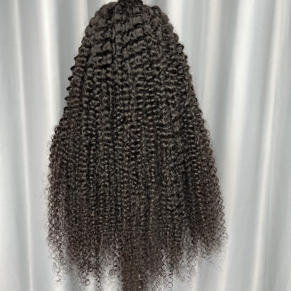 1 Piece Custom Virgin Hair 13x6 Lace Frontal Wig Deep Curly