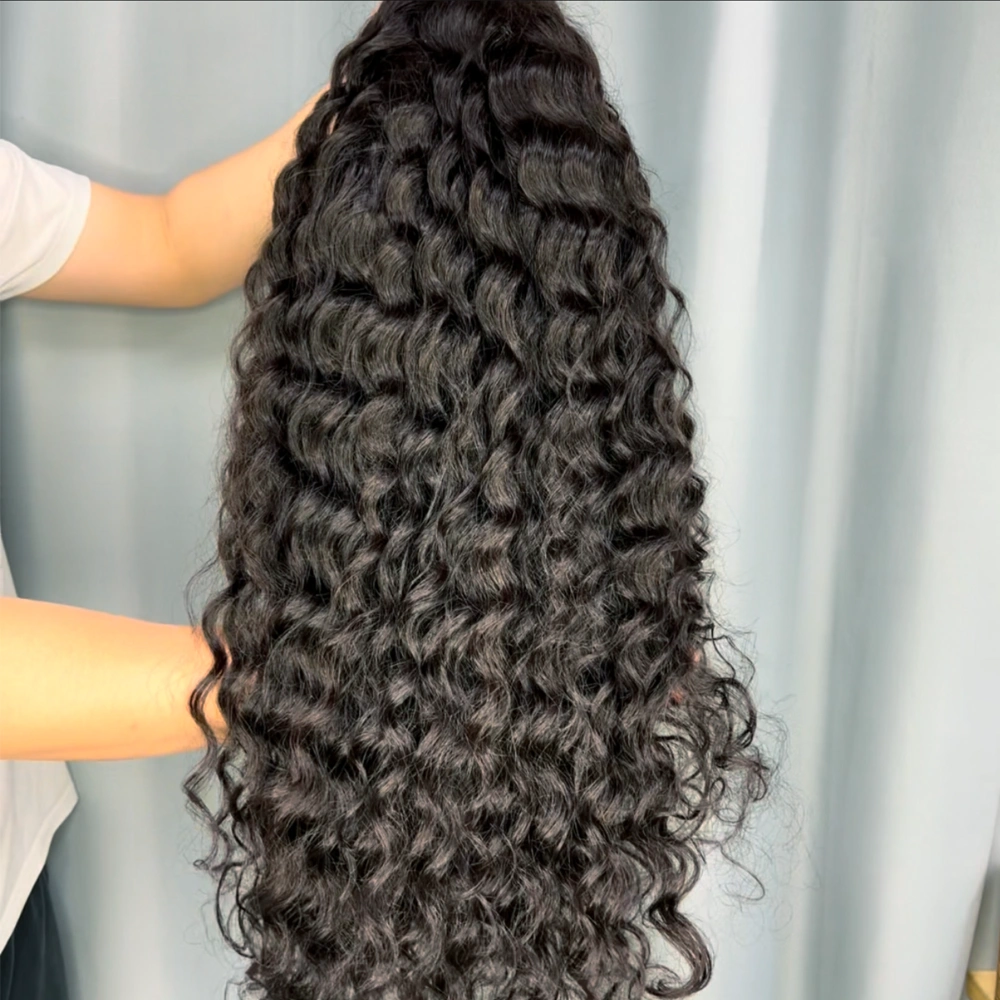 1 Piece Custom Virgin Hair 13x6 Lace Frontal Wig Loose Deep Wave