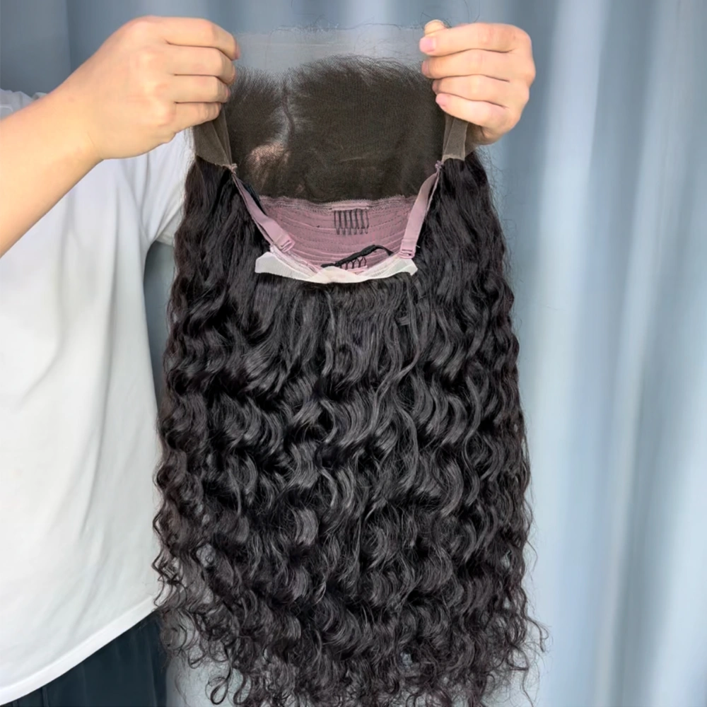 1 Piece Custom Virgin Hair 13x6 Lace Frontal Wig Loose Deep Wave