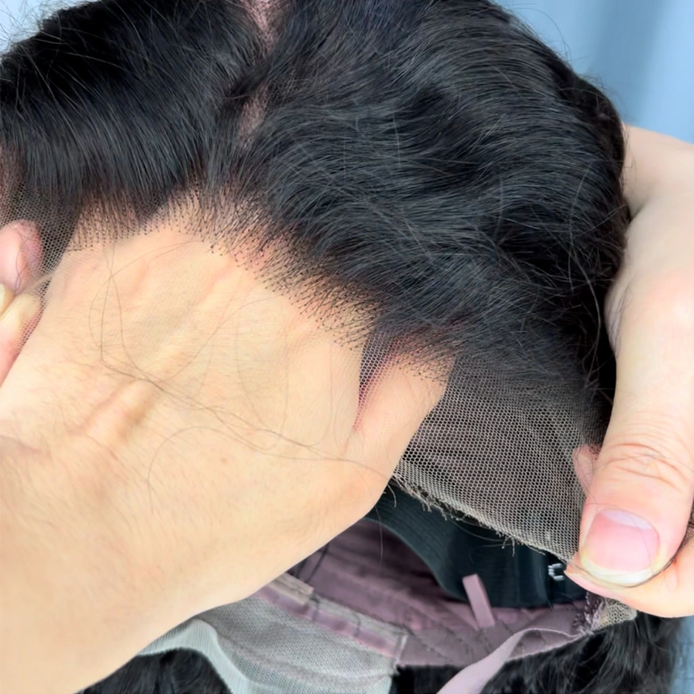 1 Piece Custom Virgin Hair 13x6 Lace Frontal Wig Loose Deep Wave