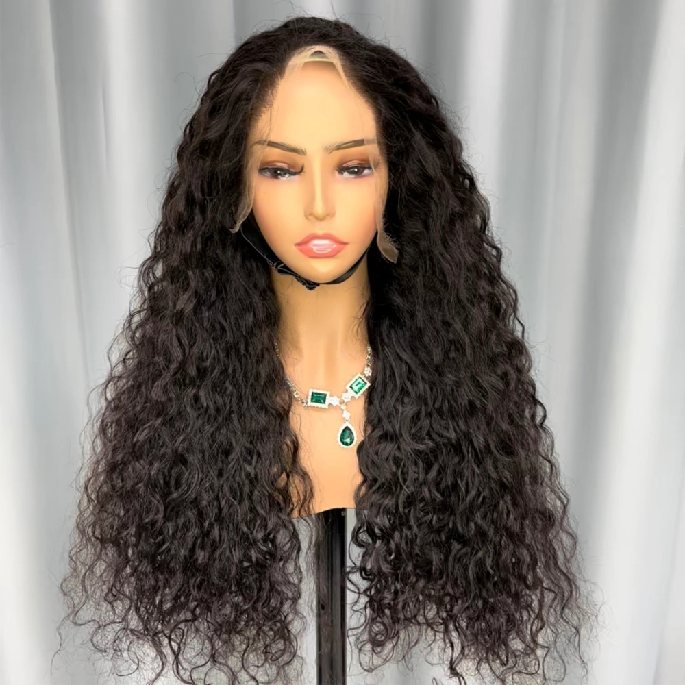 1 Piece Custom Virgin Hair 13x6 Lace Frontal Wig Water Wave