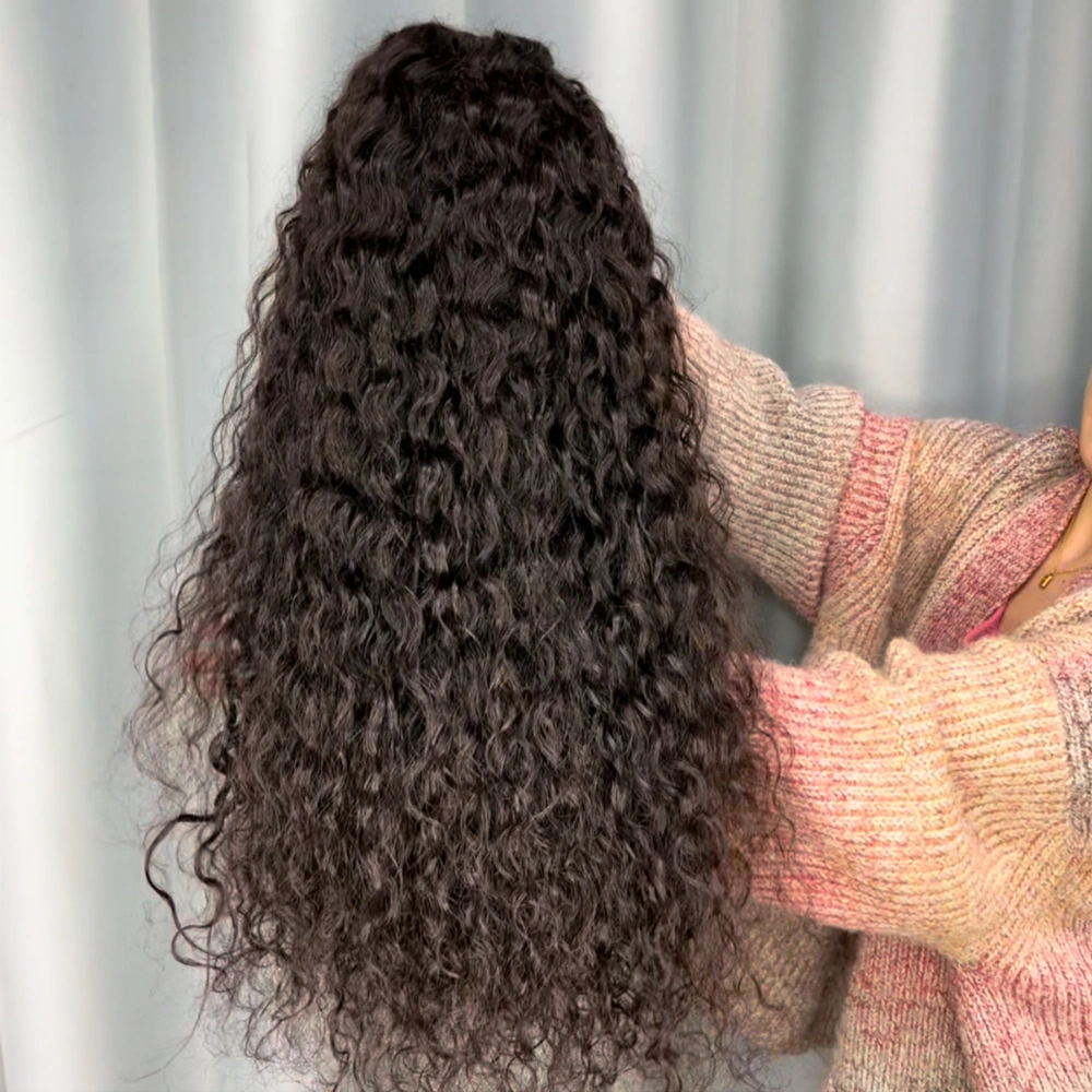 1 Piece Custom Virgin Hair 13x6 Lace Frontal Wig Water Wave