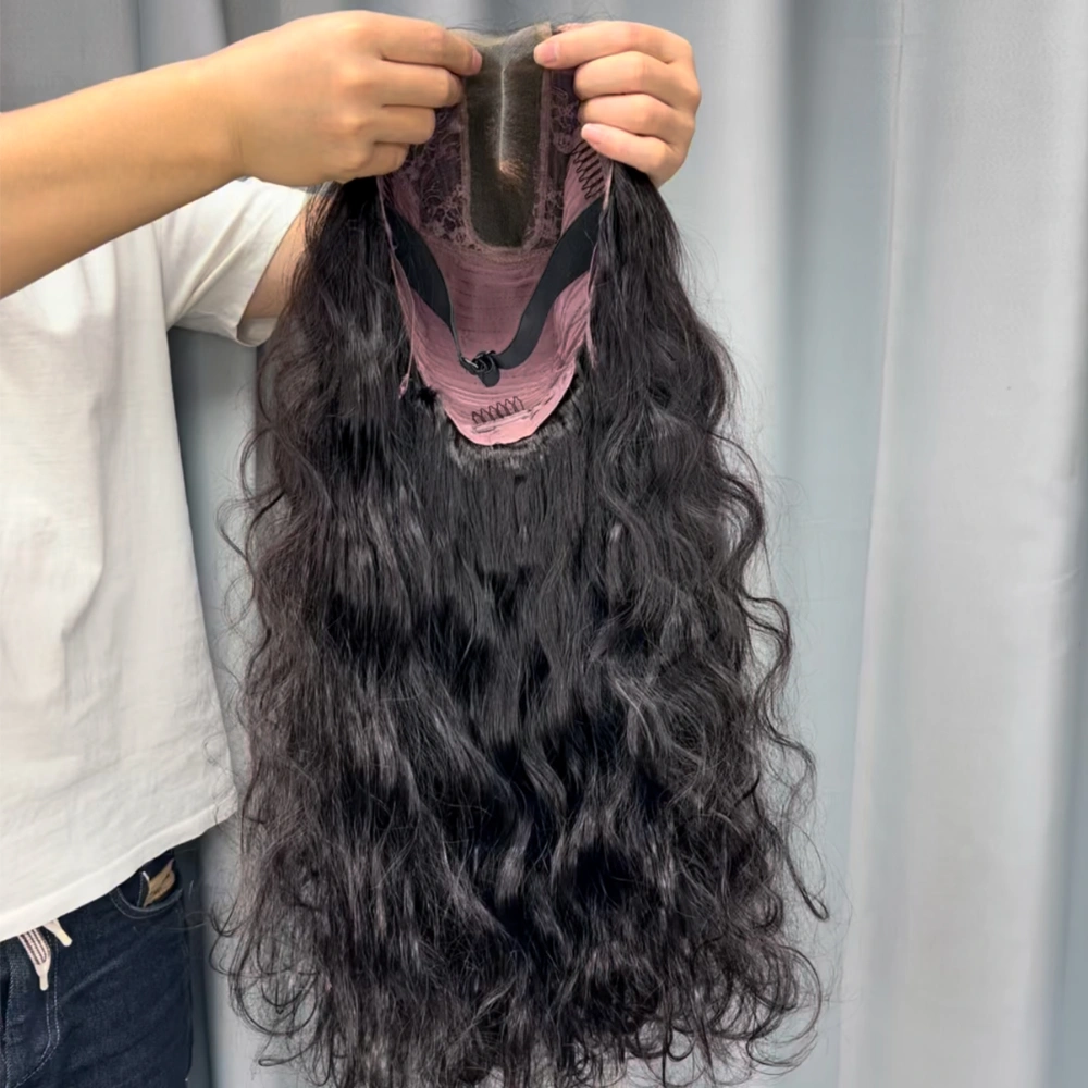 1 Piece Custom Virgin Hair 2x6 Lace Closure Wig Body Wave