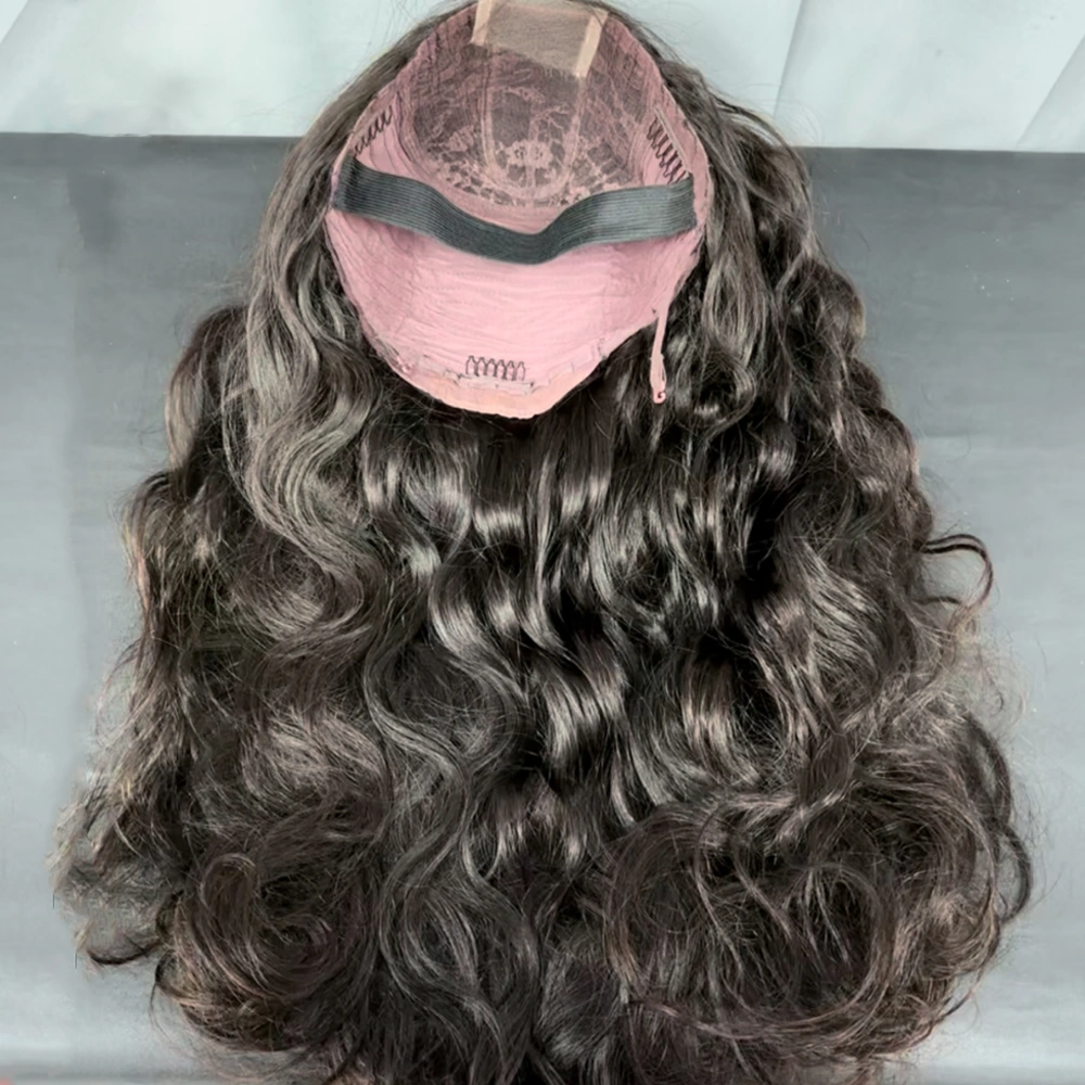1 Piece Custom Virgin Hair 2x6 Lace Closure Wig Body Wave