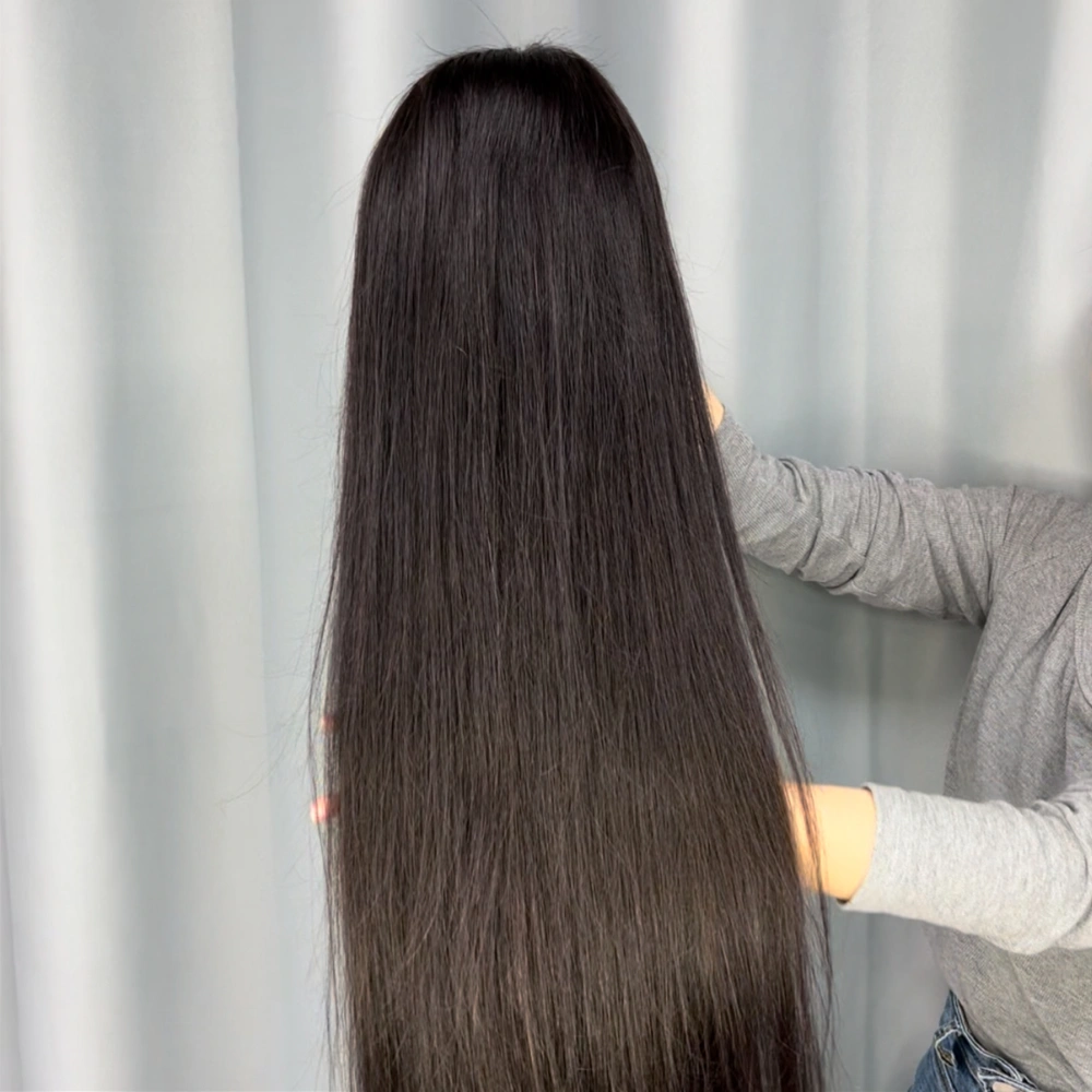 1 Piece Custom Virgin Hair 2x6 Lace Closure Wig Straight