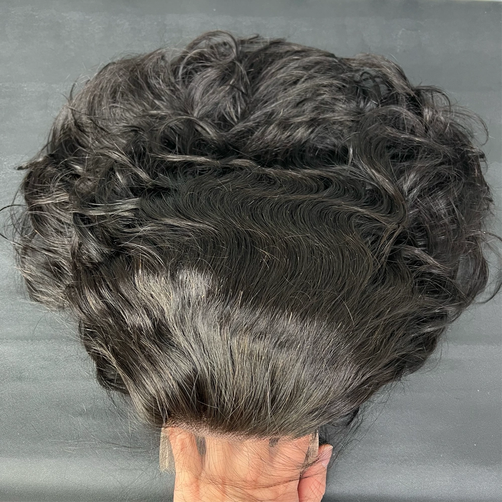 1 Piece Custom Virgin Hair 4x4 Lace Closure Wig Body Wave