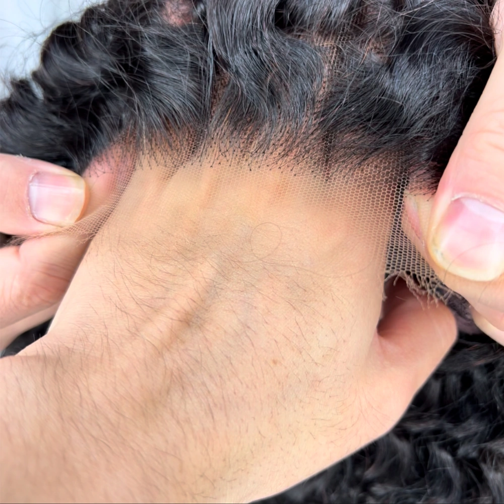 1 Piece Custom Virgin Hair 5x5 Lace Closure Wig Deep Wave