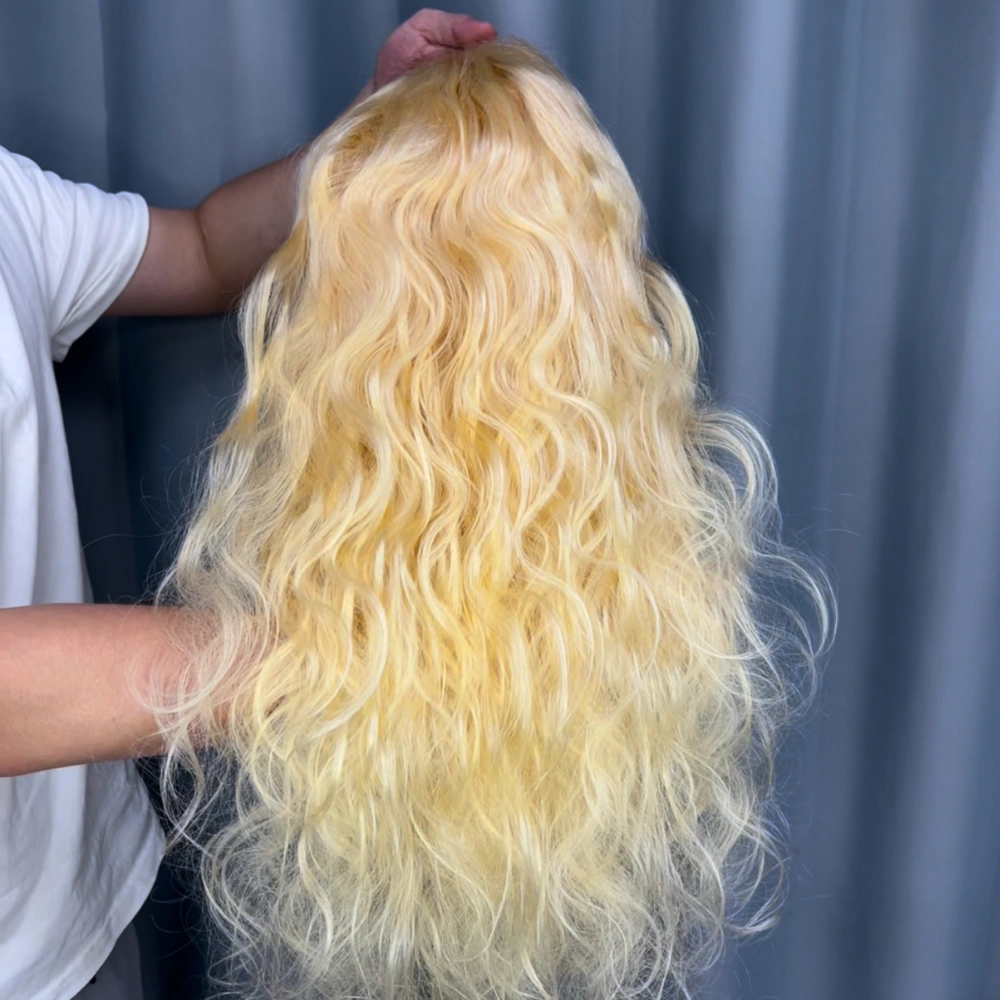 1 Piece Custom 613 Blonde Hair 13x4 Lace Frontal Wig Straight