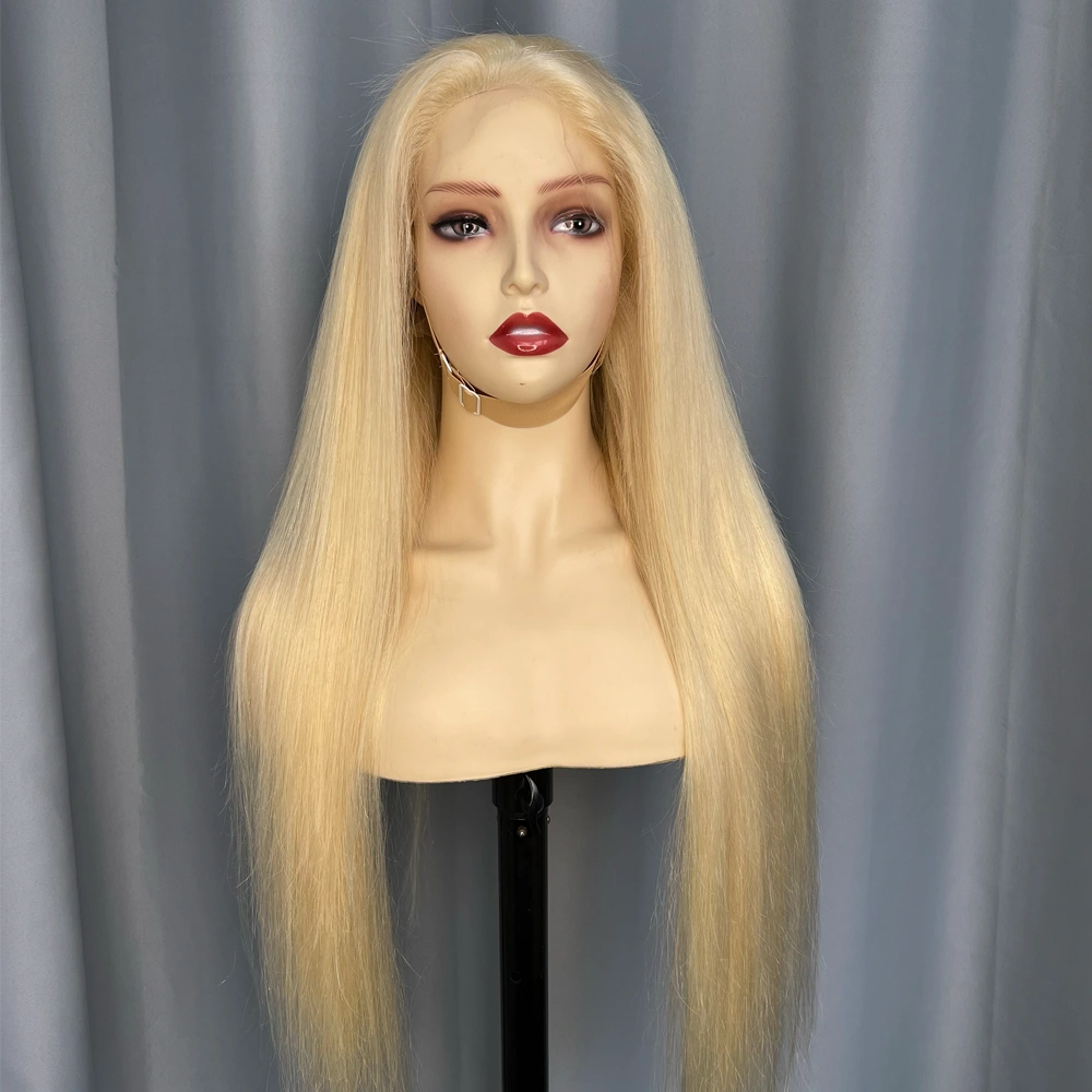 1 Piece Custom 613 Blonde Hair 13x4 Lace Frontal Wig Straight