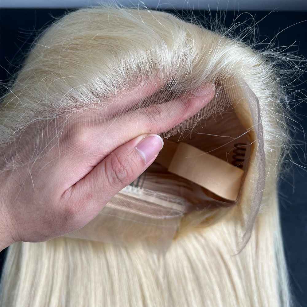 1 Piece Custom 613 Blonde Hair 13x4 Lace Frontal Wig Straight