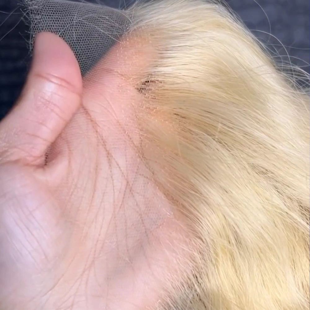 1 Piece Custom 613 Blonde Hair 13x6 Lace Frontal Wig Body Wave