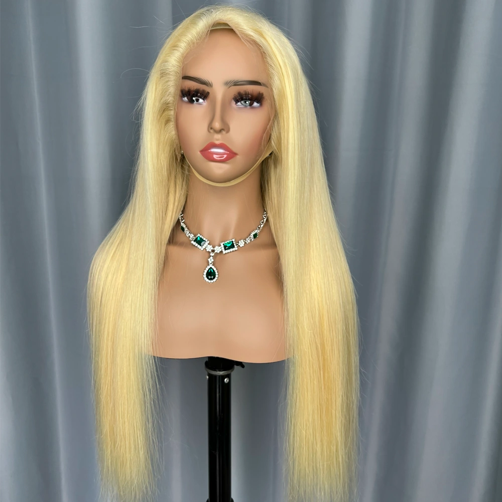 1 Piece Custom 613 Blonde Hair 13x6 Lace Frontal Wig Straight