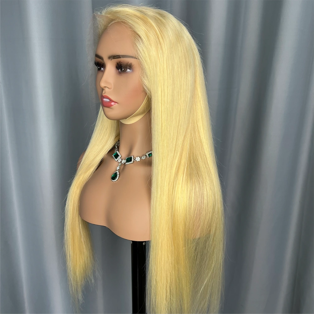 1 Piece Custom 613 Blonde Hair 13x6 Lace Frontal Wig Straight
