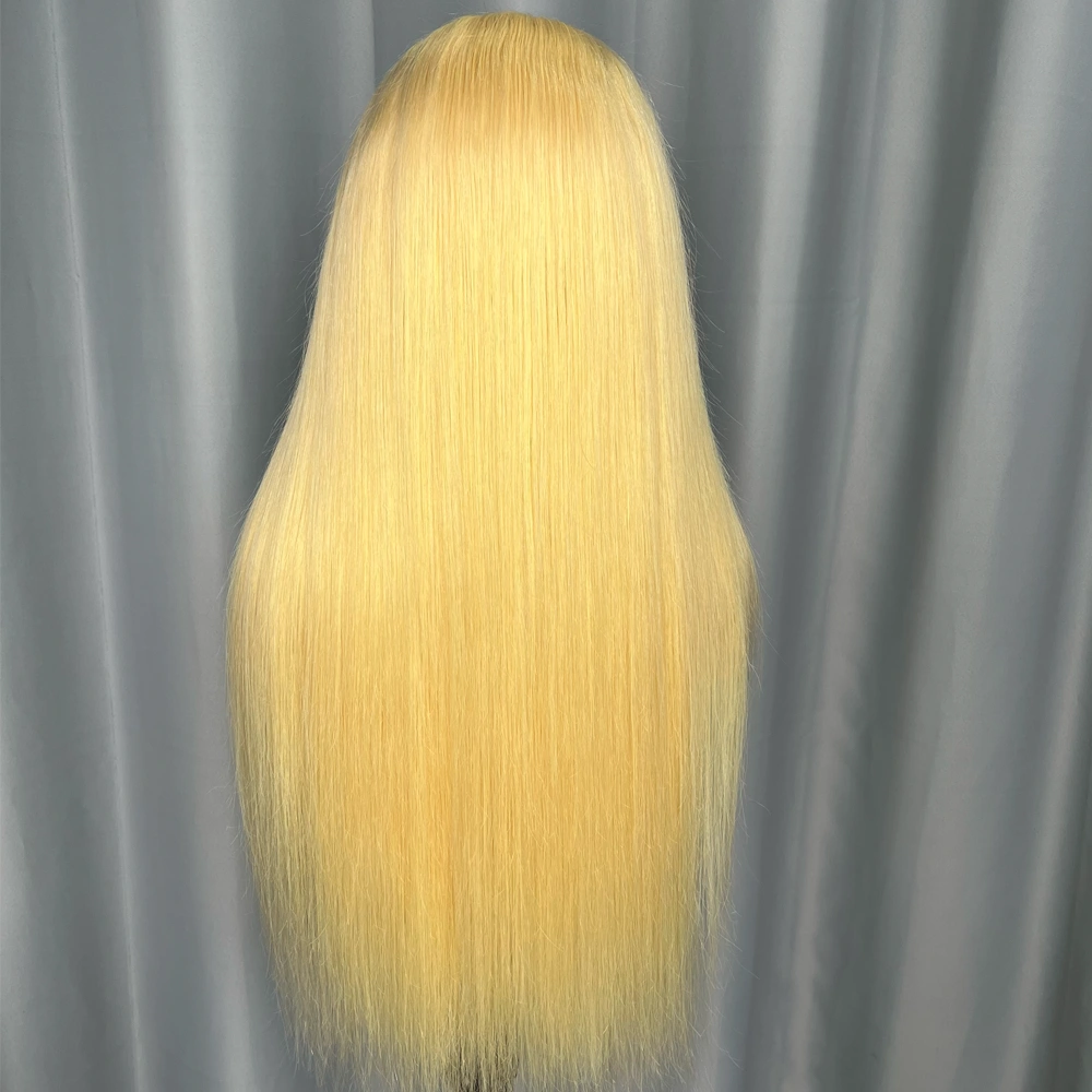 1 Piece Custom 613 Blonde Hair 13x6 Lace Frontal Wig Straight