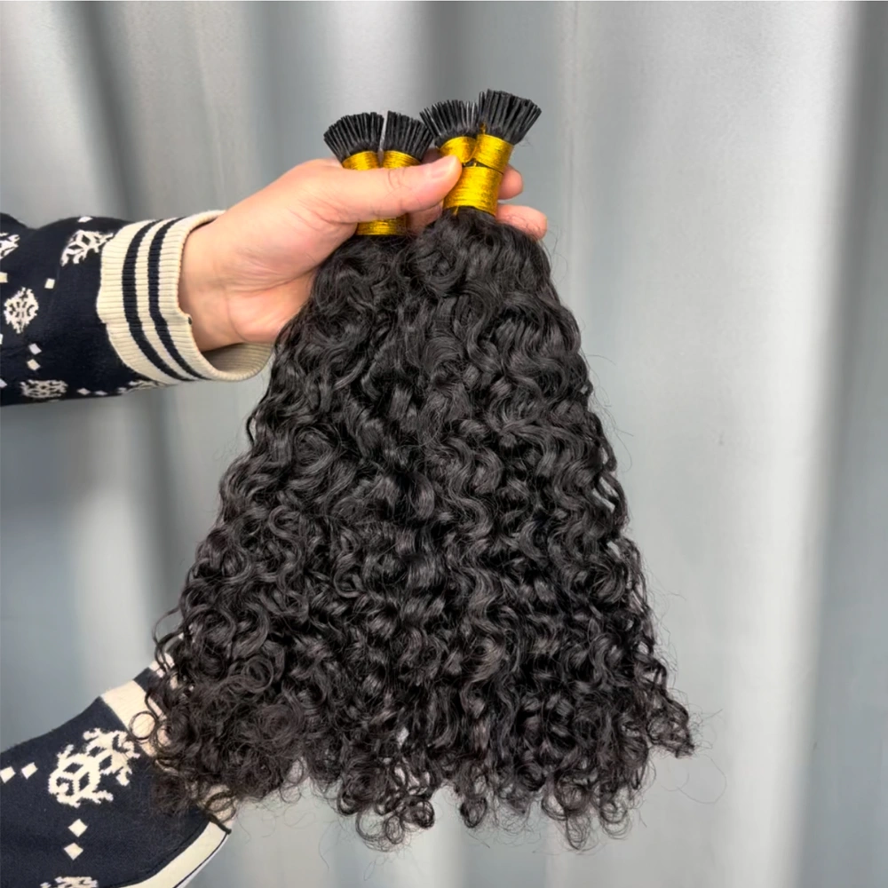 Virgin Hair I-tip Hair Extension Deep Curly