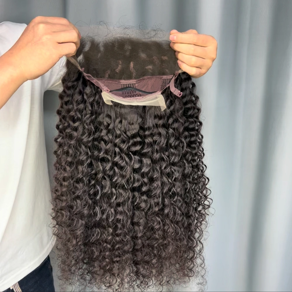 1 Piece Custom Raw Hair 13x4 Lace Frontal Wig Deep Wave