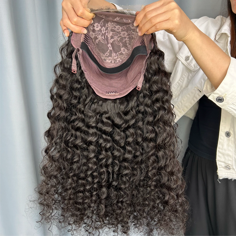 1 Piece Custom Raw Hair 5x5 Lace Closure Wig Deep Wave