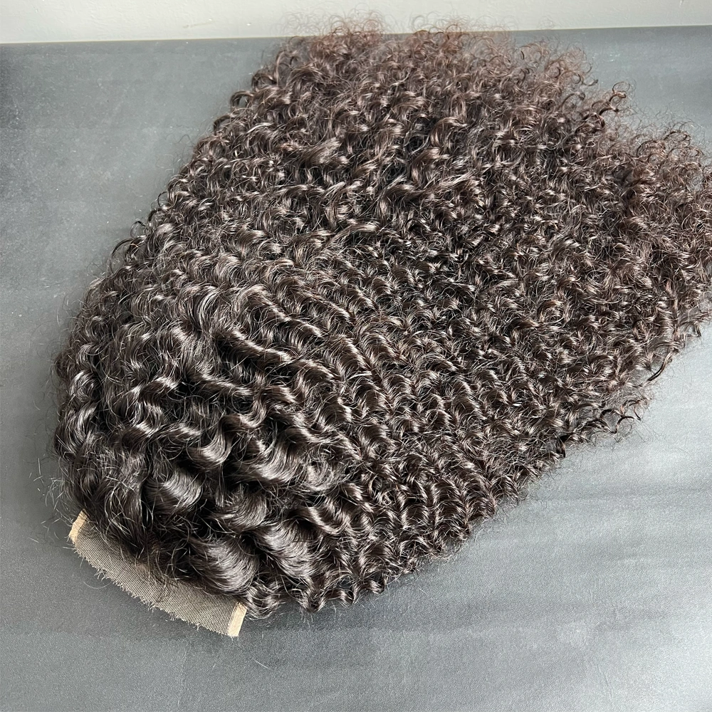 1 Piece Custom Raw Hair 5x5 Lace Closure Wig Deep Wave