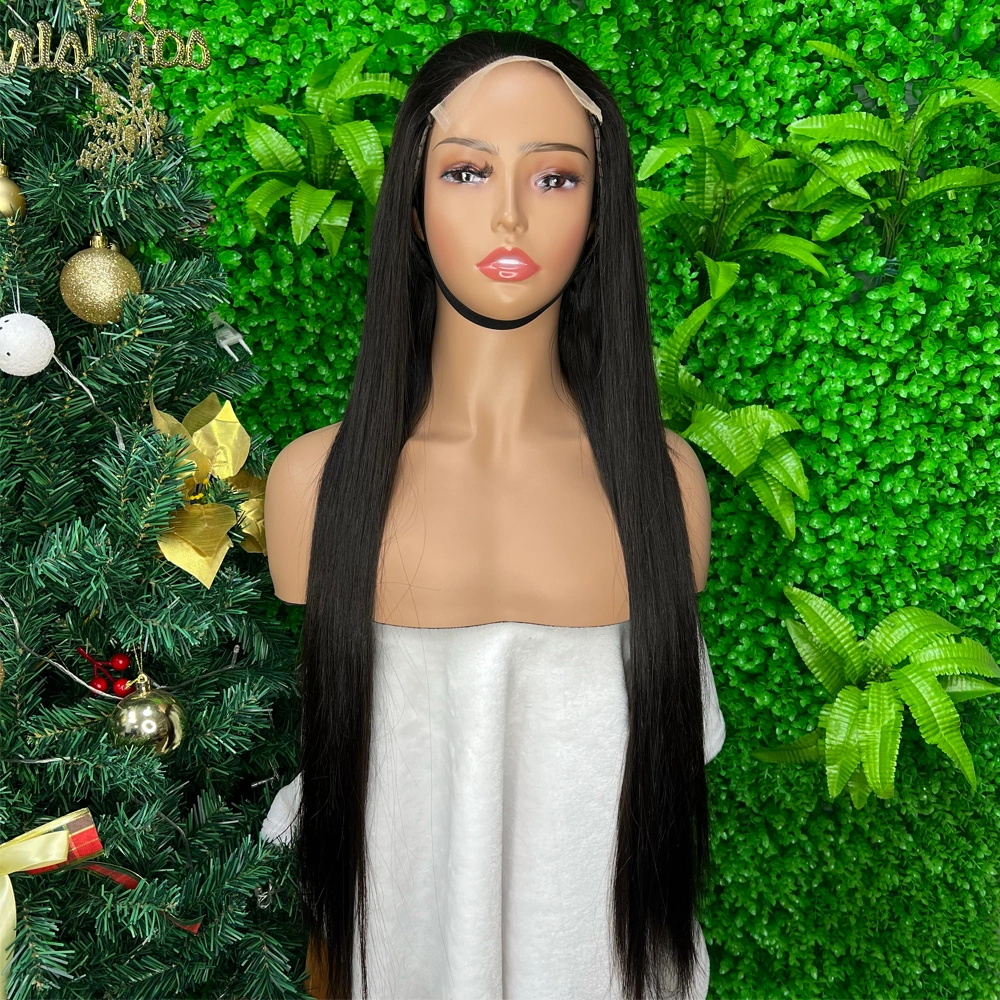 1 Piece Custom Raw Hair 5x5 Lace Closure Wig Straight