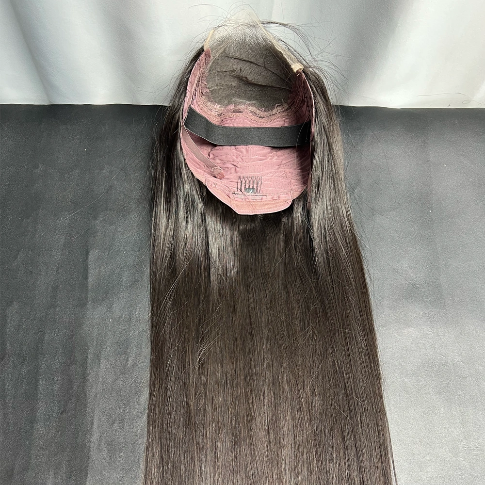 1 Piece Custom Raw Hair 5x5 Lace Closure Wig Straight