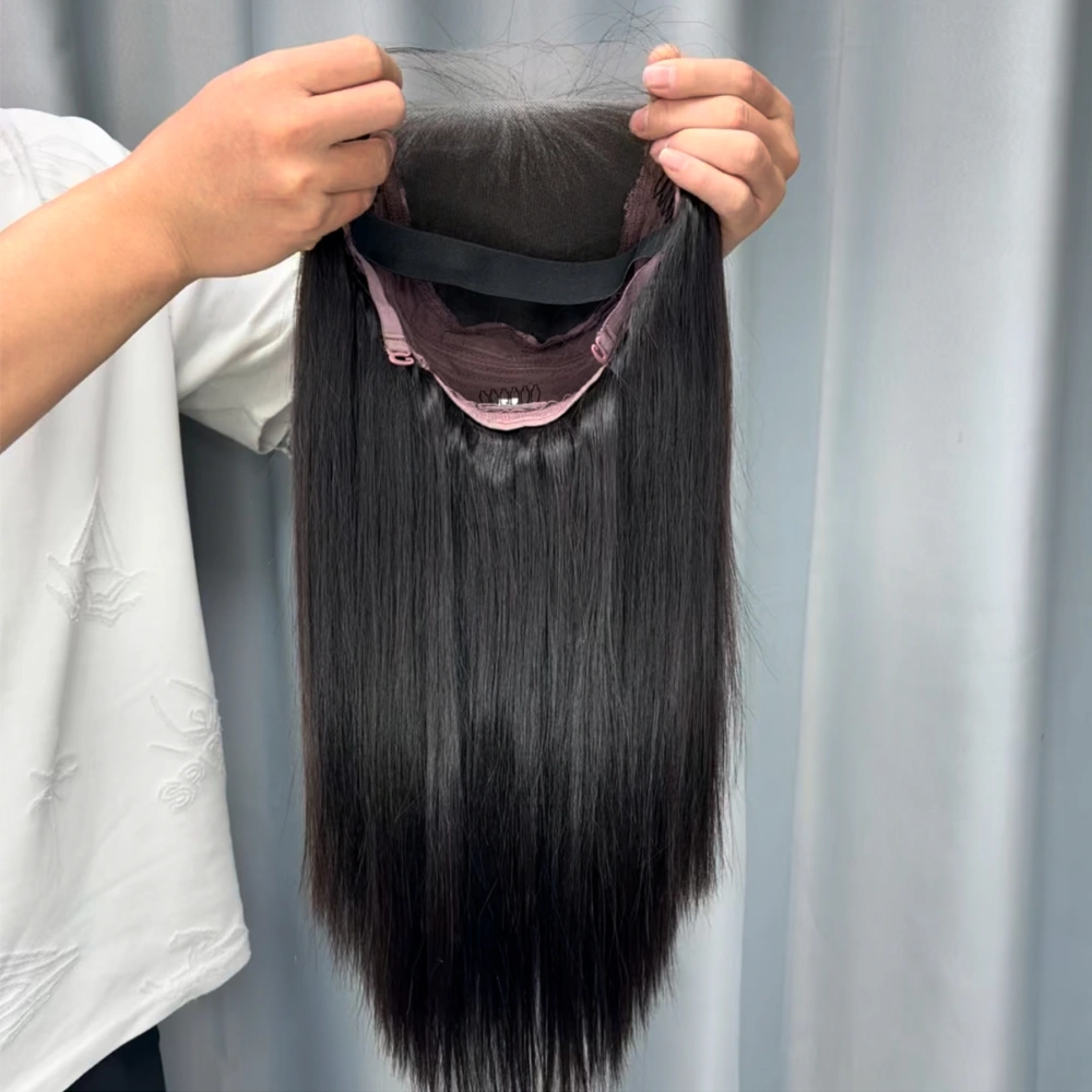 1 Piece Custom Raw Hair 6x6 Lace Closure Wig Straight