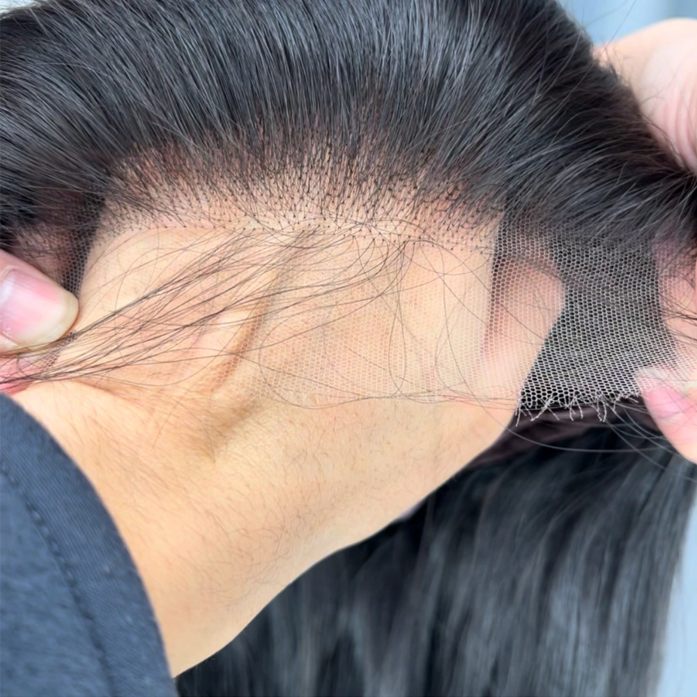 1 Piece Custom Raw Hair 6x6 Lace Closure Wig Straight