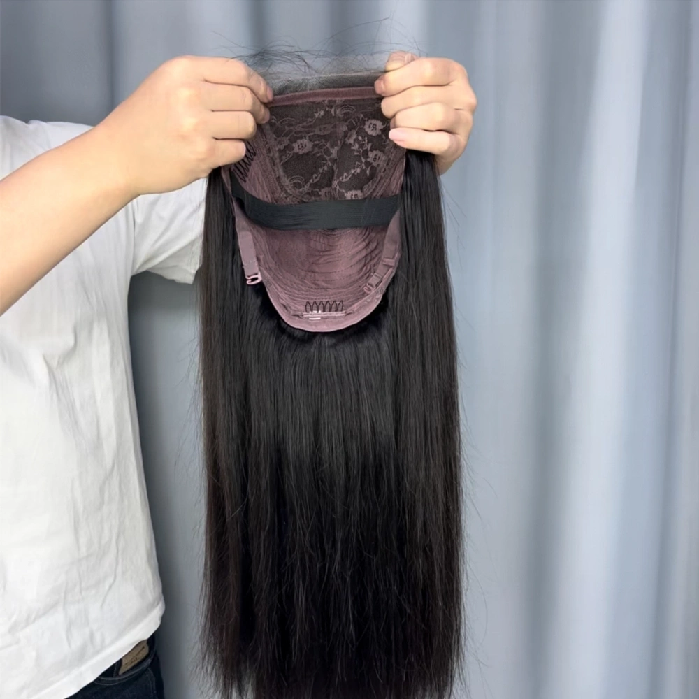 1 Piece Custom Raw Hair 5x5 Lace Closure Wig Straight