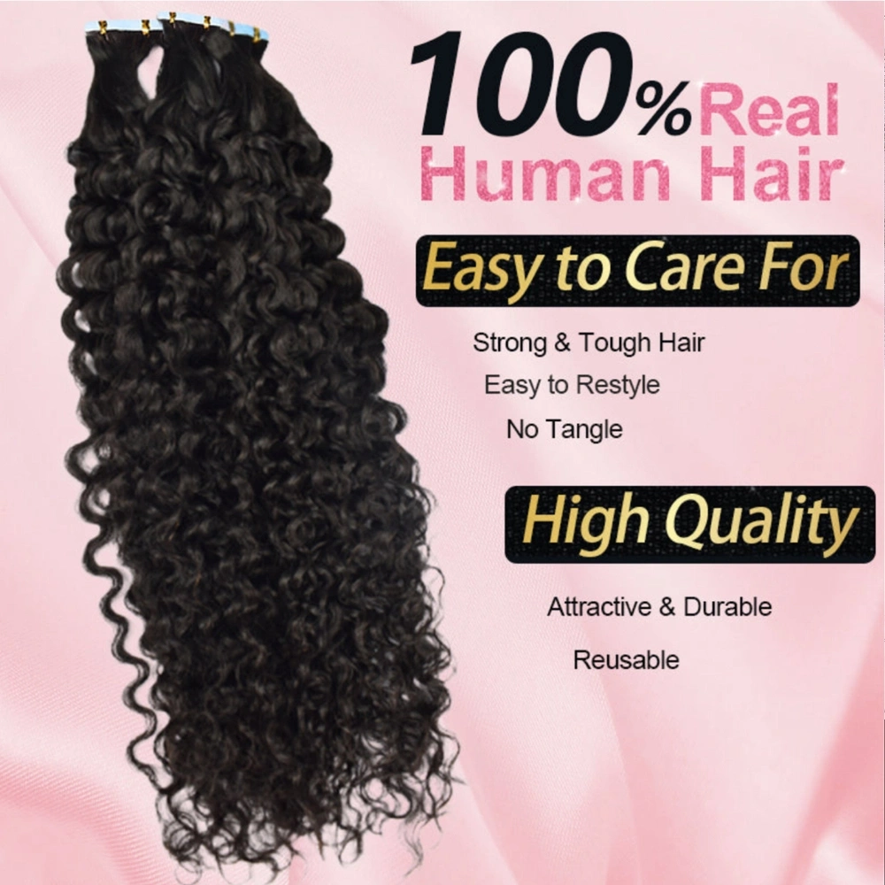 Virgin Hair Tape-in Hair Extension Deep Curly