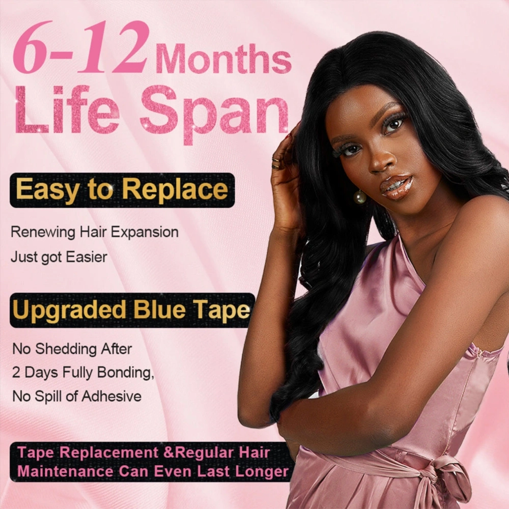 Virgin Hair Tape-in Hair Extension Body Wave