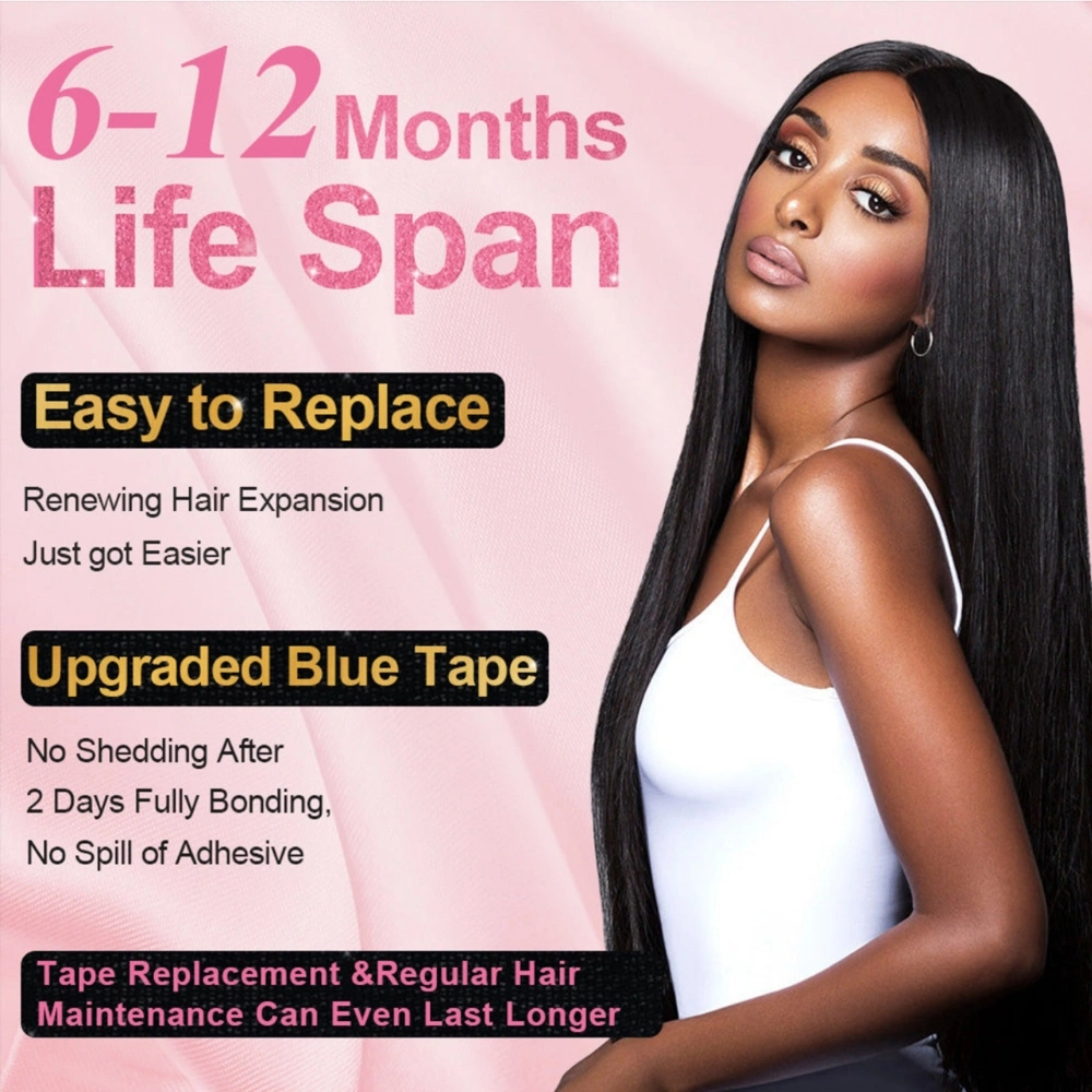 Virgin Hair Tape-in Hair Extension Straight
