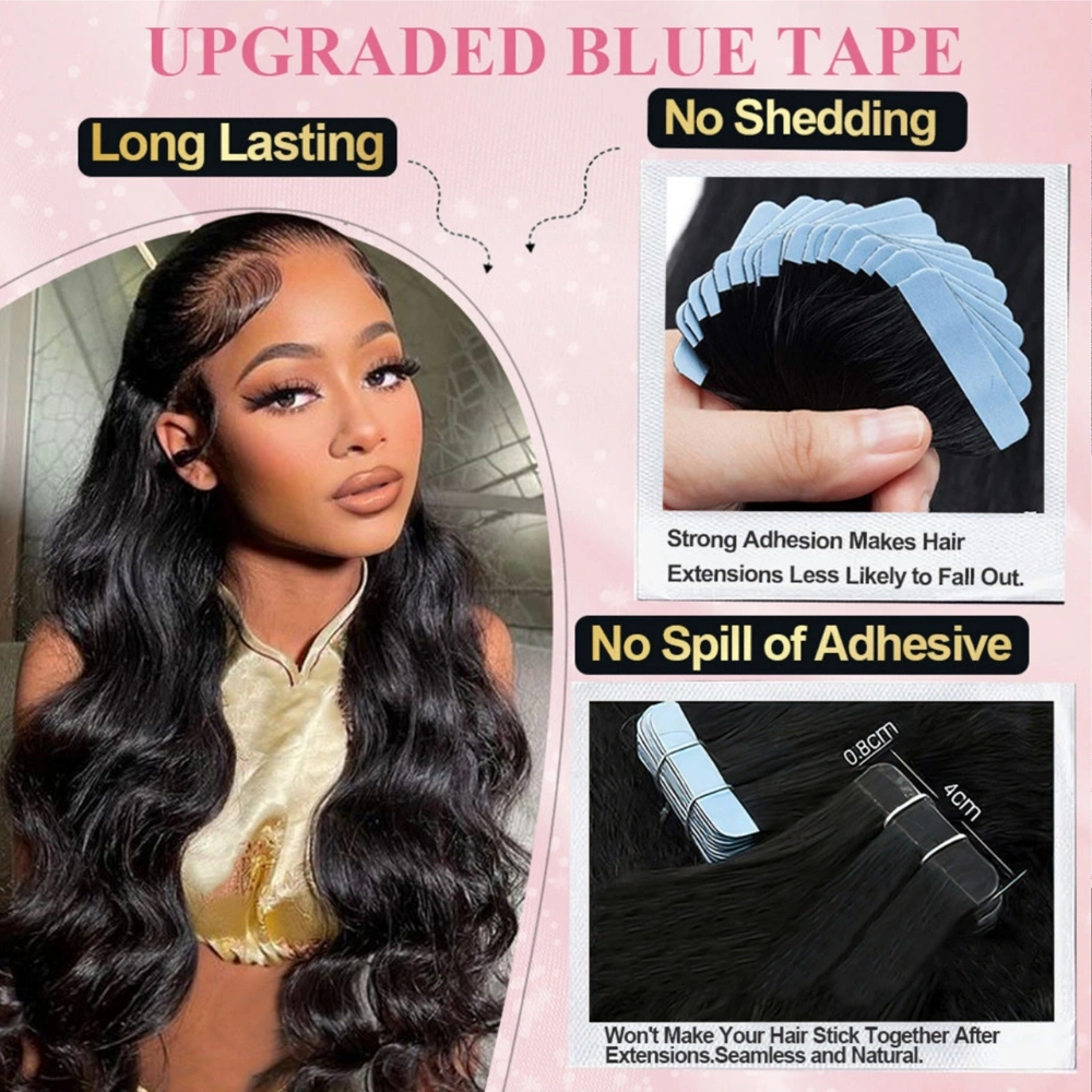Virgin Hair Tape-in Hair Extension Body Wave