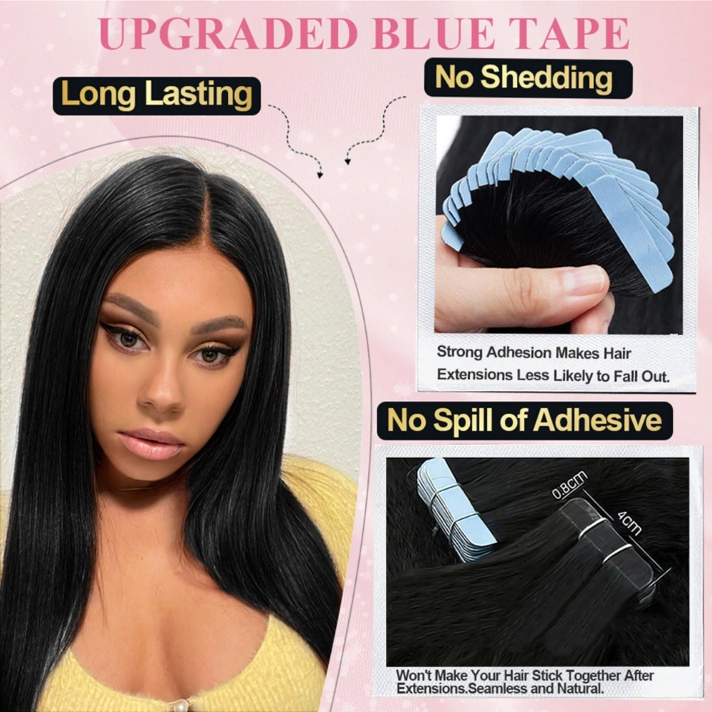 Virgin Hair Tape-in Hair Extension Straight