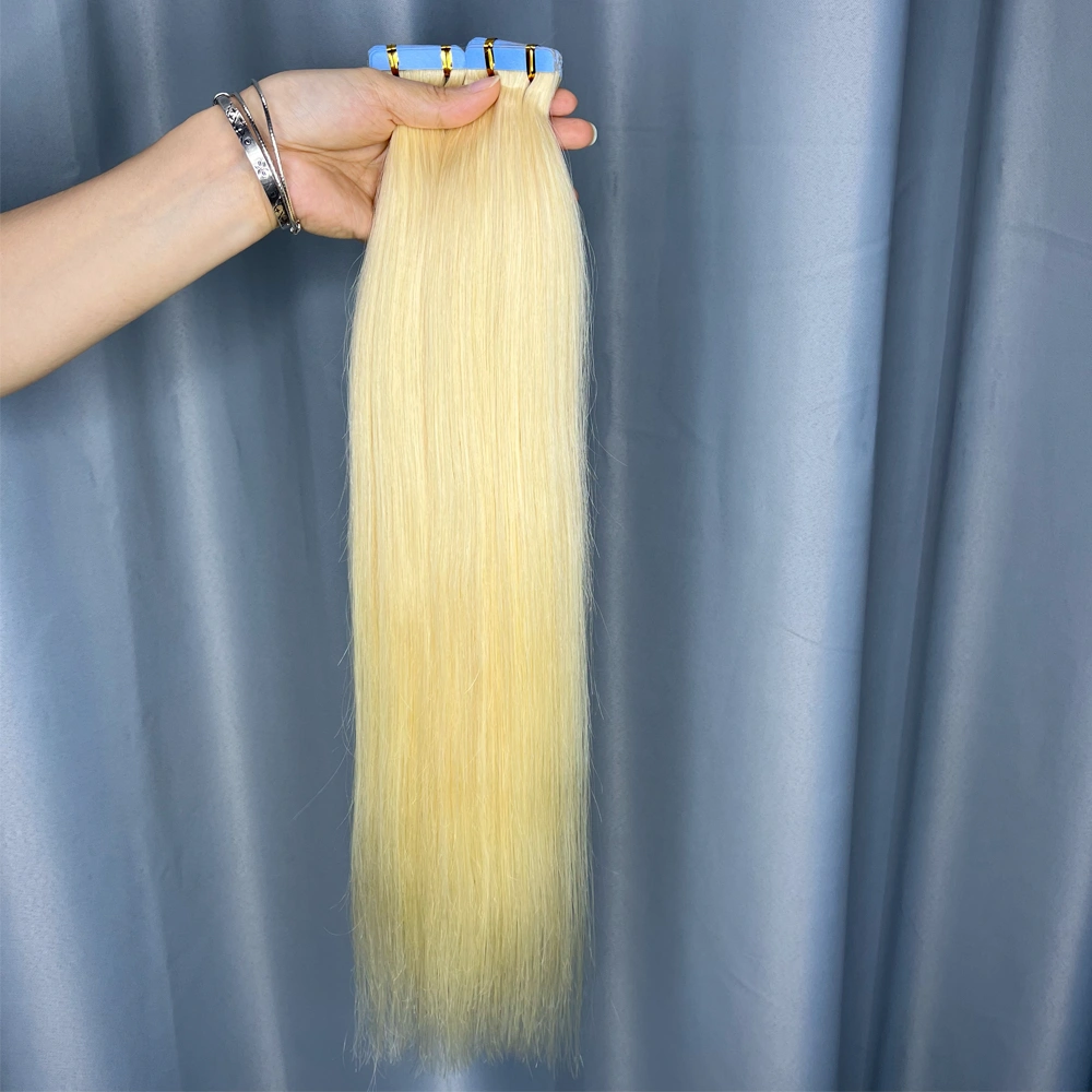 613 Blonde Hair Tape-in Hair Extension Straight