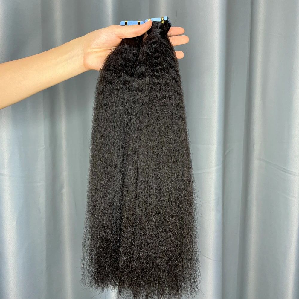 Virgin Hair Tape-in Hair Extension Kinky Straight