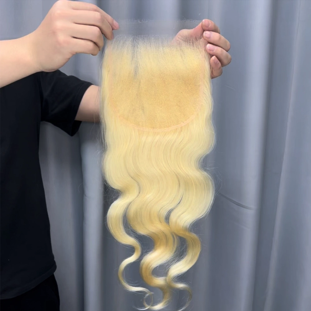 1 Piece 613 Blonde Hair 6x6 Lace Closure Body Wave
