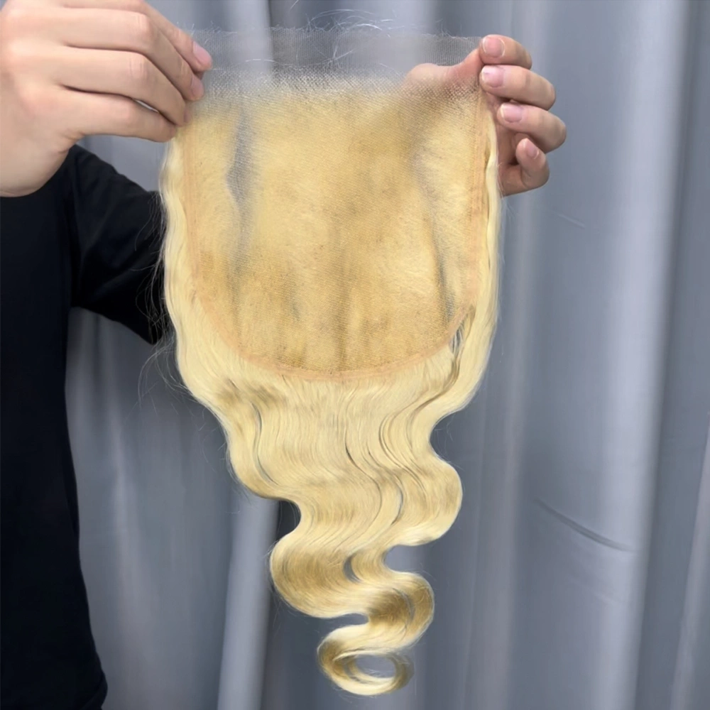 1 Piece 613 Blonde Hair 7x7 Lace Closure Body Wave