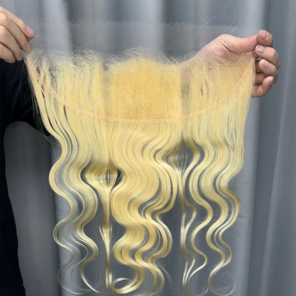 1 Piece 613 Blonde Hair 13x4 Lace Frontal Body Wave
