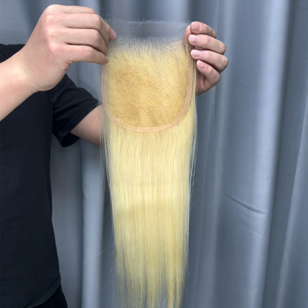 1 Piece 613 Blonde Hair 5x5 Lace Closure Straight