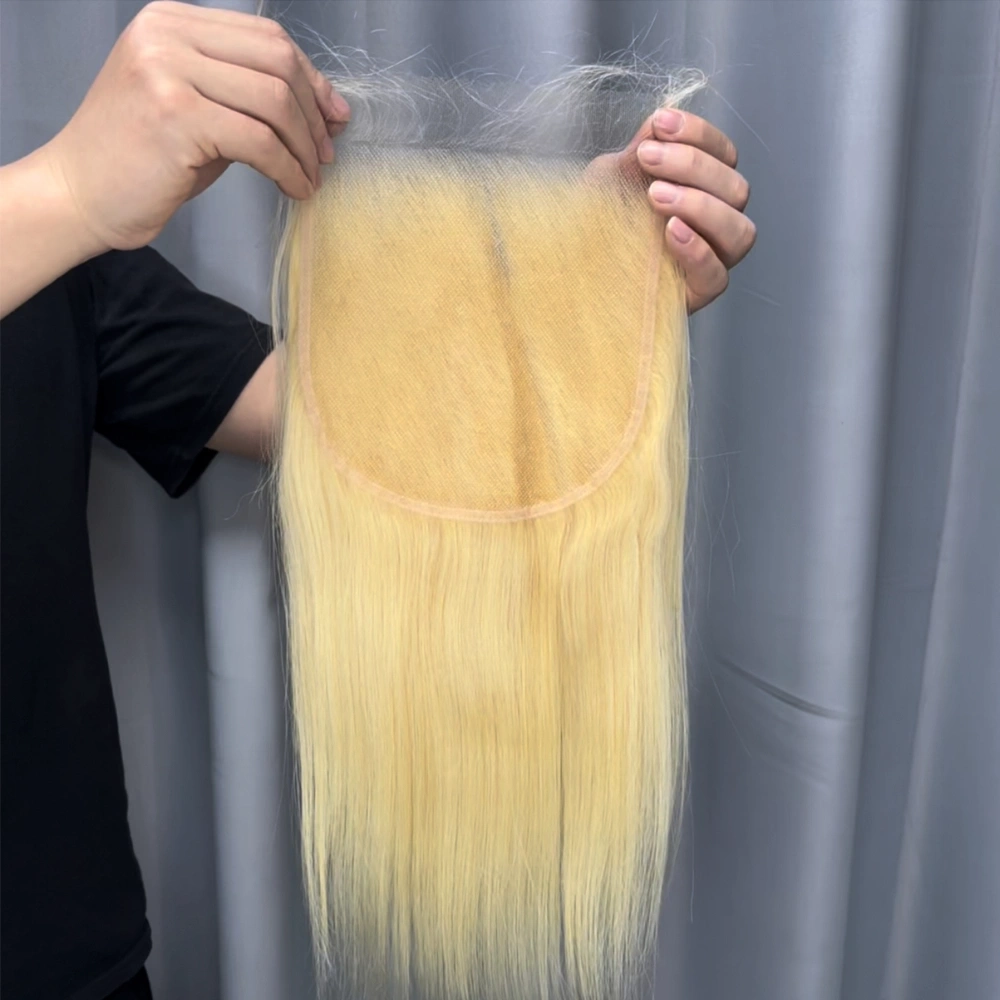 1 Piece 613 Blonde Hair 7x7 Lace Closure Straight
