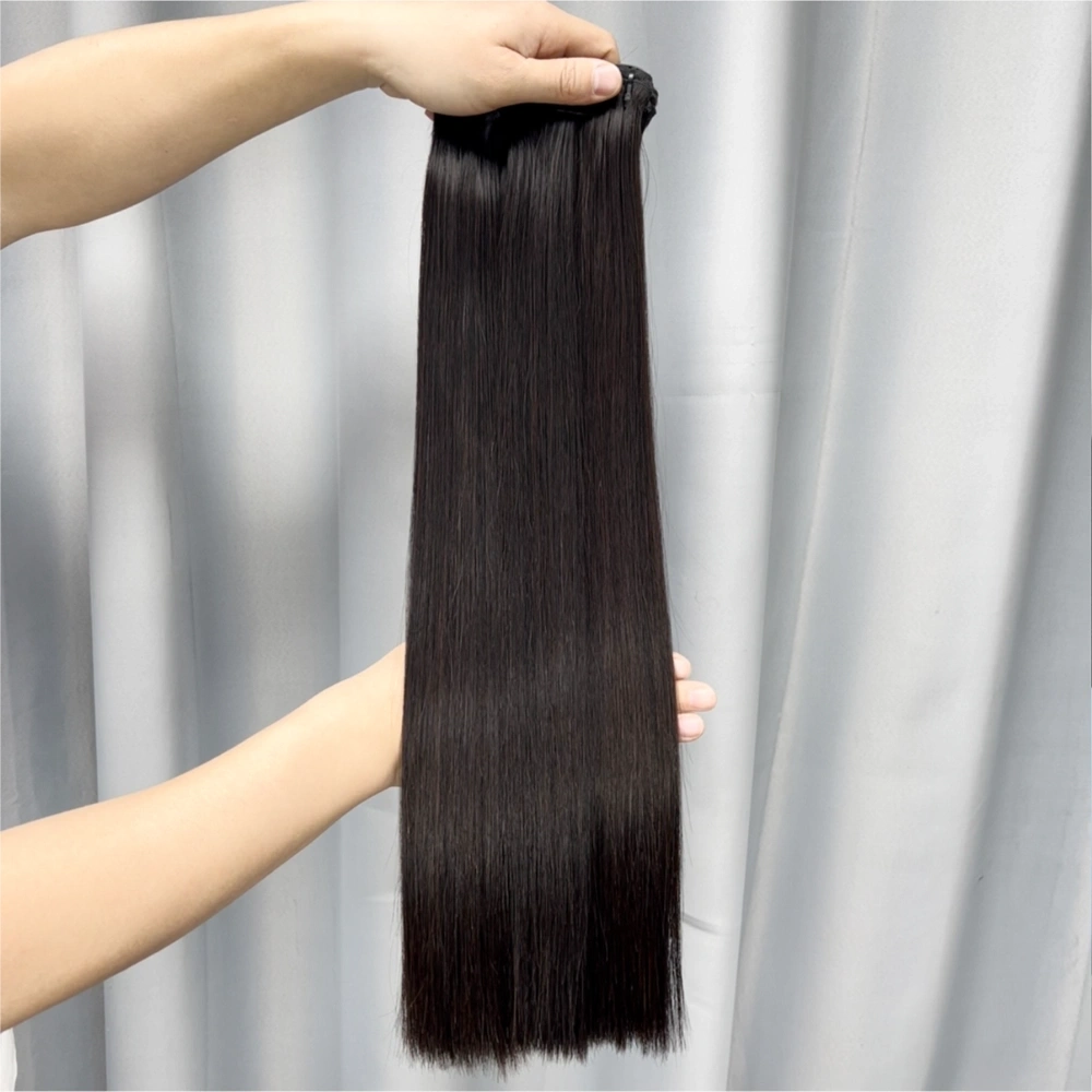 3 Pieces Virgin Hair Double Drawn Bundles Bone Straight