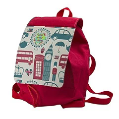 Kids Custom Print Canvas-Polyester Backpack - Sublimation Blank for Resellers & Shops