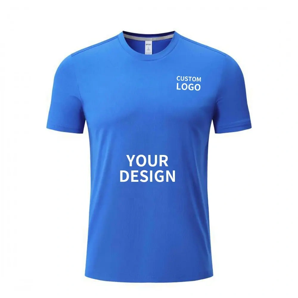 Sublimation Blank T Shirt White Polyester Shirts Crew Neck Short Sleeve for Sublimation T Shirt